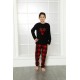 Moda Çizgi WelSoft Polar Çocuk Pijama Takımı 4634