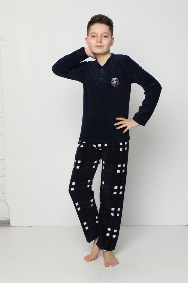WelSoft Polar Erkek Çocuk Pijama Takımı 4529