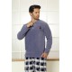 Moda Çizgi WelSoft Polar Erkek Pijama Takımı 6794