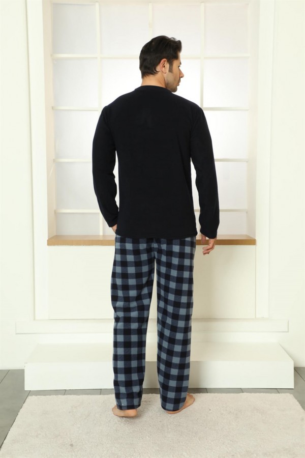 Moda Çizgi WelSoft Polar Erkek Pijama Takımı 6820