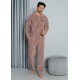 Moda Çizgi WelSoft Polar Erkek Pijama Takımı 6827