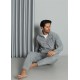 Moda Çizgi WelSoft Polar Fermuarlı Erkek Pijama Takımı 6840