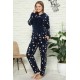 Moda Çizgi Welsoft Polar Kadın Kapşonlu Tulum 8096
