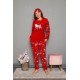 Moda Çizgi Polar Kadın Pijama Takımı