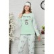 Moda Çizgi Welsoft Polar Kadın Pijama Takımı 8067
