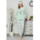 Moda Çizgi Welsoft Polar Kadın Pijama Takımı 8067