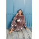 Moda Çizgi Polar Kadın Pijama Takımı