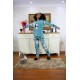 Moda Çizgi Welsoft Polar Kadın Pijama Takımı 8501