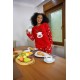 Moda Çizgi Welsoft Polar Kadın Pijama Takımı 8507