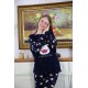 Moda Çizgi Welsoft Polar Kadın Pijama Takımı 8508
