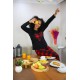 Moda Çizgi Welsoft Polar Kadın Pijama Takımı 8509