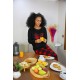 Moda Çizgi Welsoft Polar Kadın Pijama Takımı 8509