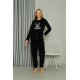 Moda Çizgi Welsoft Polar Kadın Pijama Takımı 8514