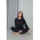 Moda Çizgi Welsoft Polar Kadın Pijama Takımı 8517