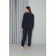 Moda Çizgi Welsoft Polar Kadın Pijama Takımı 8517