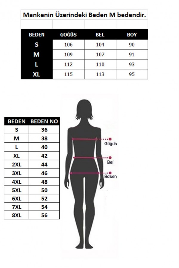 Moda Çizgi Welsoft Polar Kadın Sabahlık 808020