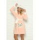 Moda Çizgi Welsoft Polar Kadın Sabahlık 9067