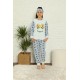 Moda Çizgi WelSoft Polar Kız Çocuk Pijama Takımı 4579