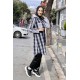 Moda Çizgi Desenli Tunik