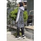 Moda Çizgi Desenli Tunik