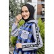 Moda Çizgi Desenli Tunik