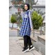 Moda Çizgi Desenli Tunik
