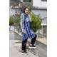 Moda Çizgi Desenli Tunik