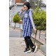 Moda Çizgi Desenli Tunik
