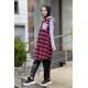 Moda Çizgi Desenli Tunik