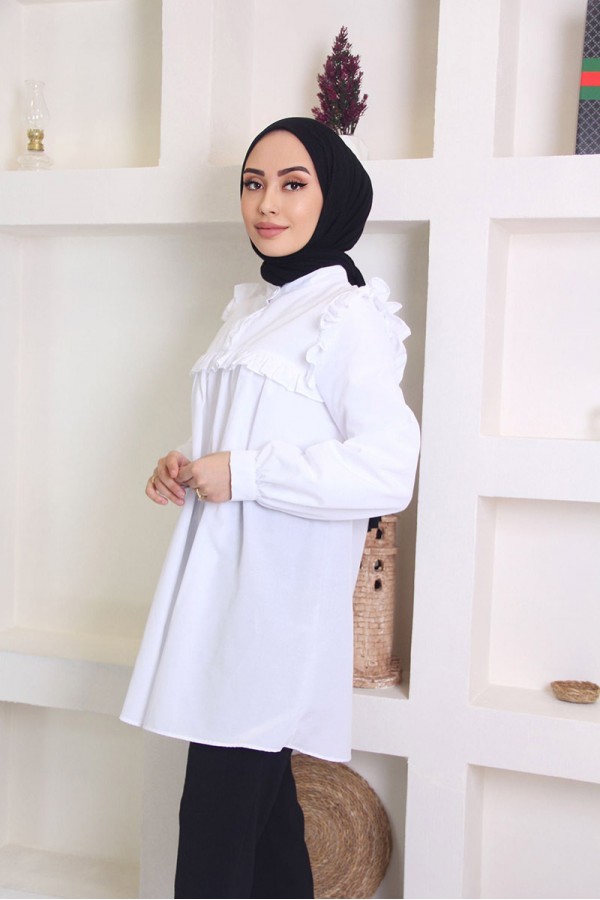 Moda Çizgi Desenli Tunik