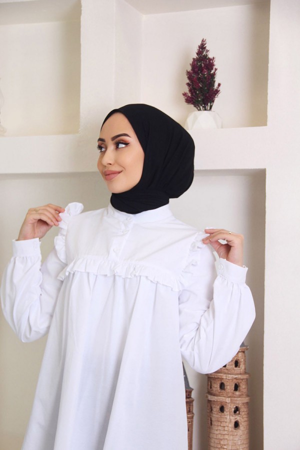 Moda Çizgi Desenli Tunik