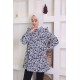 Moda Çizgi Desenli Tunik