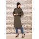 Moda Çizgi Desenli Tunik