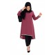 Moda Çizgi Desenli Tunik