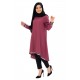 Moda Çizgi Desenli Tunik