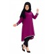 Moda Çizgi Desenli Tunik
