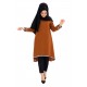 Moda Çizgi Desenli Tunik