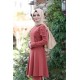 Pelerinli Takım Elbise mc0034 Kiremit