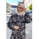 Moda Çizgi Tesettür Elbise