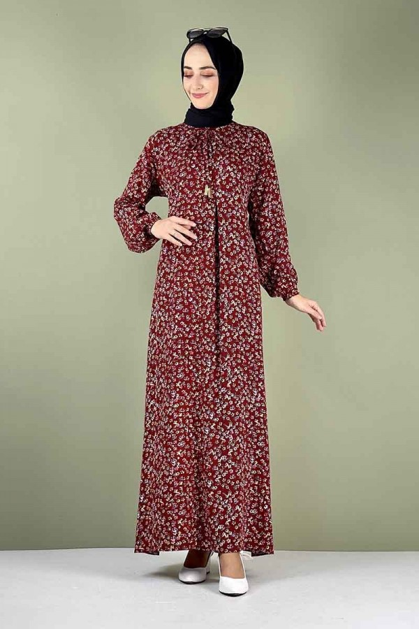Moda Çizgi Tesettür Elbise