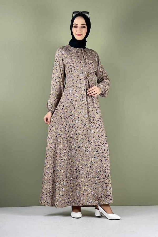 Moda Çizgi Tesettür Elbise