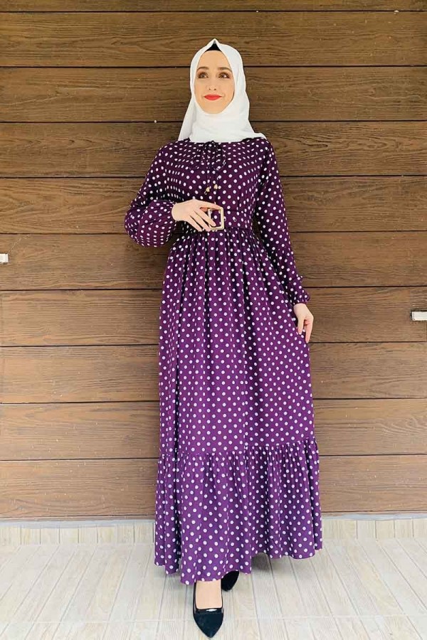 Moda Çizgi Tesettür Elbise