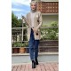 Moda Çizgi Triko Hırka