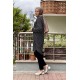 Moda Çizgi Desenli Tunik