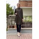 Moda Çizgi Desenli Tunik