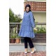 Moda Çizgi Desenli Tunik