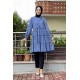 Moda Çizgi Desenli Tunik