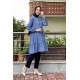 Moda Çizgi Desenli Tunik