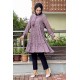 Moda Çizgi Desenli Tunik