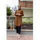 Moda Çizgi Desenli Tunik